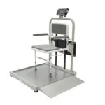Digital Wheelchair Ramp Scale with Fold-Away Seat