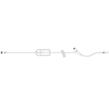 Extension Set, Macrobore, Clave™ Y-Site, 0.2 Micron Filter, 17"