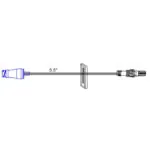 EXT SET 7IN 0.24ML SB W MICRO LF DEHP FREE CLAMP LL 50EA/CA