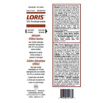 LORIS™ Sterile Solution 10% PVP-I Swabstick