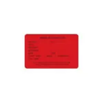 Medical Label, W1-3/4" x L2-3/4"