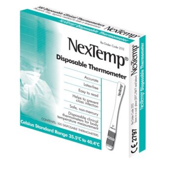 NexTemp® Oral/Axillary Thermometer, Standard, Disposable