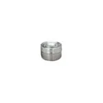 Dressing Jar, with Slip-Over Cover, Stainless Steel, H5-1/2" OD 4-1/8" 1-1/4qt