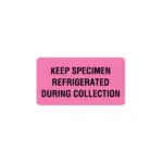 Medical Label, Urine Collection, Fluorescent Pink