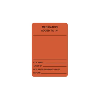 Patient Safety Medical Label