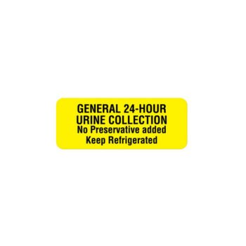 Medical Label, Fluorescent Yellow