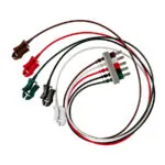 DIN To Snap Unshielded EKG Leadwire with PVC Wire Coating