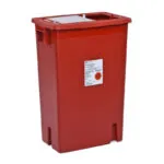 SharpSafety™ Sharps Container, Gasketed Slide Lid, Red, 8 Gallon