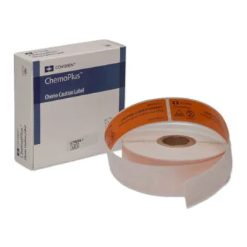 ChemoPlus™ Chemo Caution Medical Label, 0.5 x 3IN