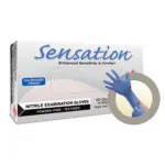 ANSELL MICROFLEX SENSATION® POWDER-FREE NITRILE EXAM GLOVES